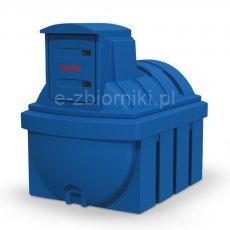 Dwupłaszczowy zbiornik do przechowywania i dystrybucji AdBlue® z izolacją termiczną, pojemność 2500