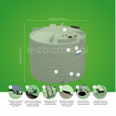 22 000 litre liquid fertilizer tank AgriMaster® LP