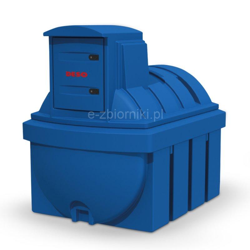 DESO Dwupłaszczowy zbiornik do przechowywania i dystrybucji AdBlue<sup>®</sup>, pojemność 2500 l.